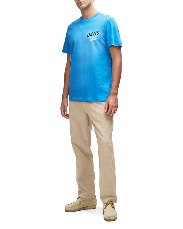 DOGLEG TEE - BONNIE BLUE