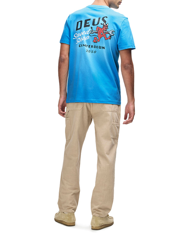 DOGLEG TEE - BONNIE BLUE