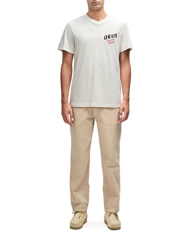 DOGLEG TEE - DIRTY WHITE