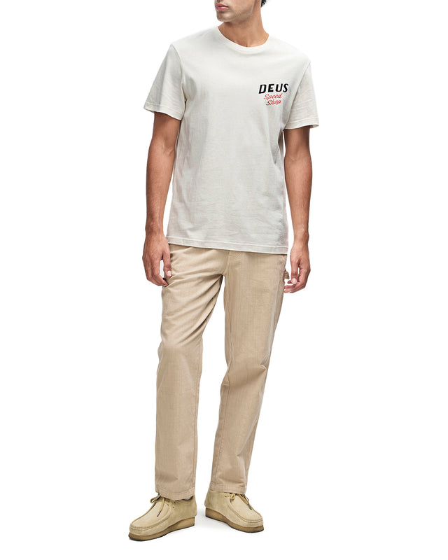 DOGLEG TEE - DIRTY WHITE