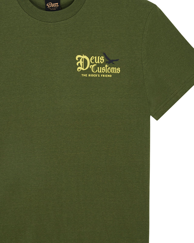 BEEP BEEP TEE - PINE GREEN