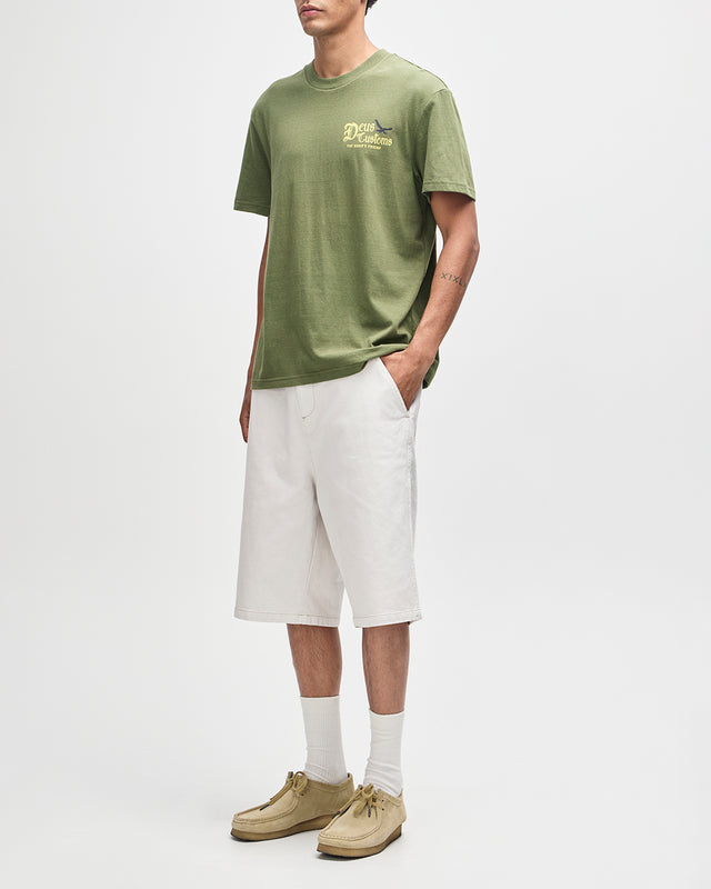 BEEP BEEP TEE - PINE GREEN