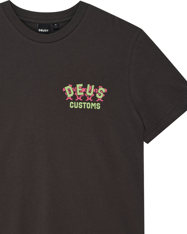 FANCY PANSY TEE - ANTHRACITE