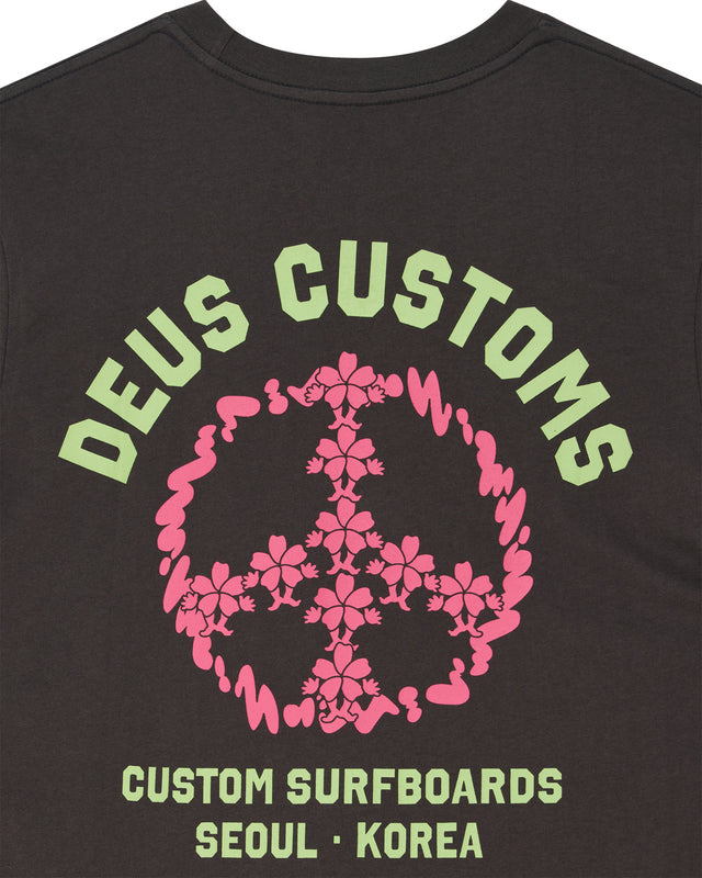 FANCY PANSY TEE - ANTHRACITE