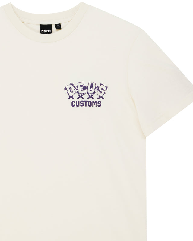 FANCY PANSY TEE - VINTAGE WHITE