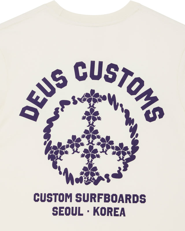 FANCY PANSY TEE - VINTAGE WHITE