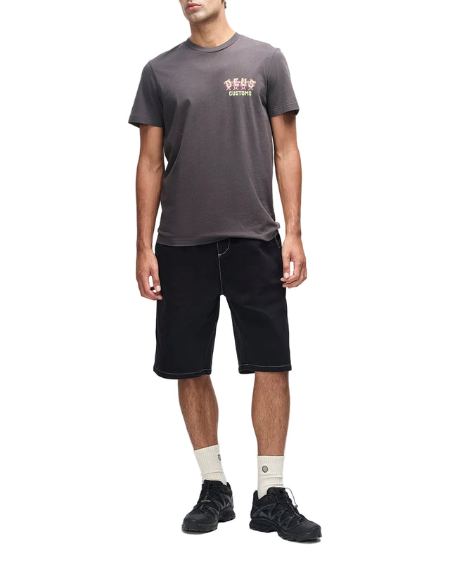 FANCY PANSY TEE - ANTHRACITE