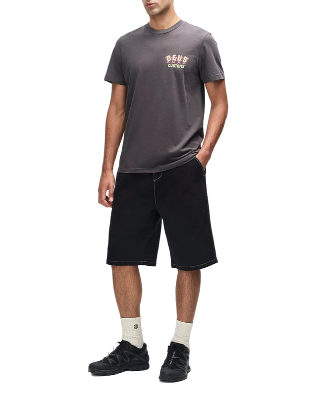 FANCY PANSY TEE - ANTHRACITE