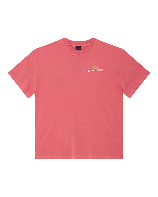 OUT OF REACH TEE - MELON RED