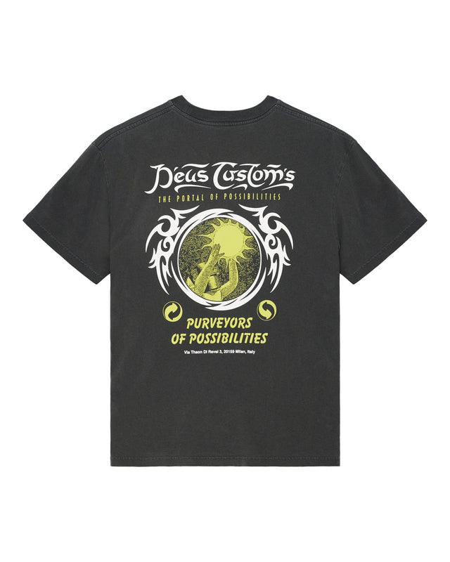 OUT OF REACH TEE - ANTHRACITE