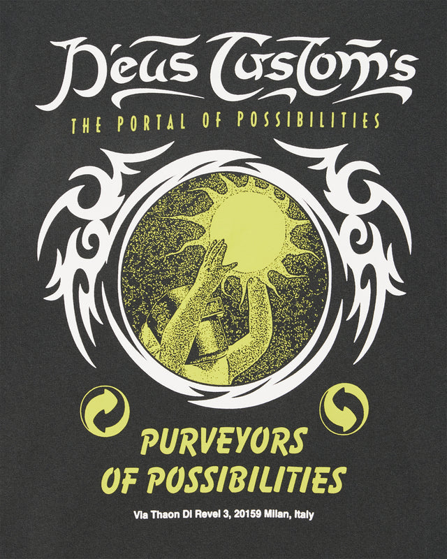 OUT OF REACH TEE - ANTHRACITE