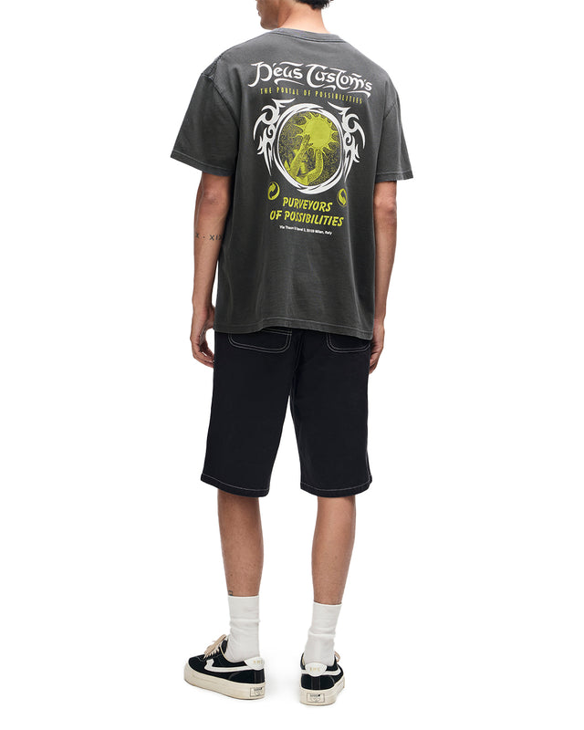 OUT OF REACH TEE - ANTHRACITE