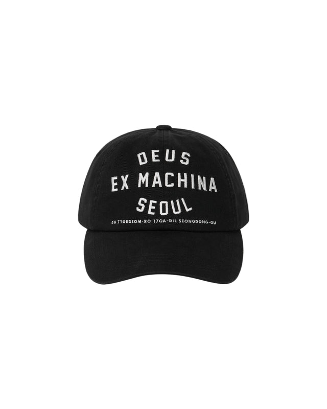 COLLEGE ADDRESS CAP - BLACK