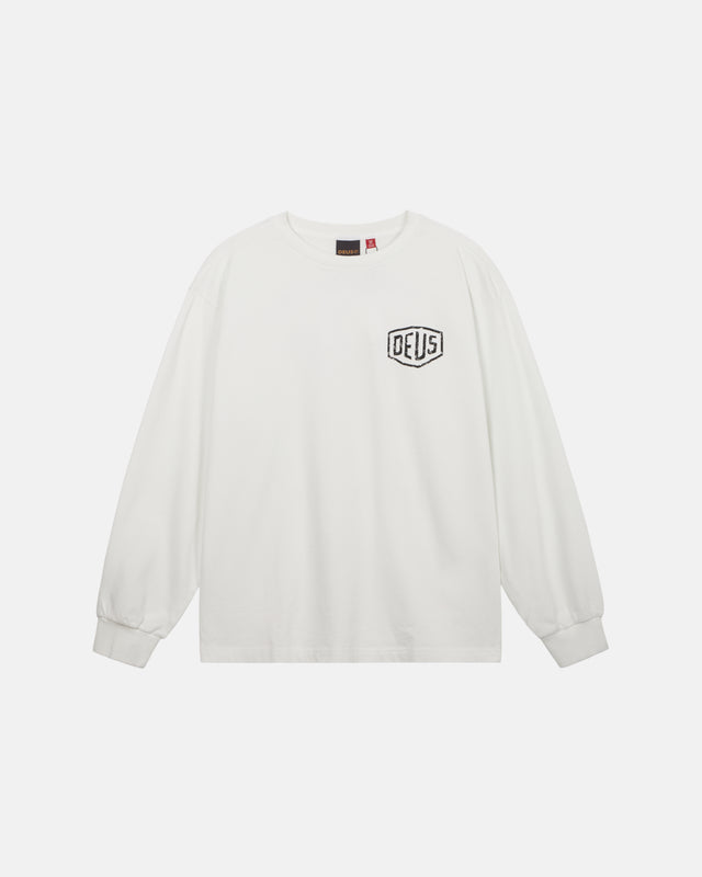 ROAR LS TEE - WHITE