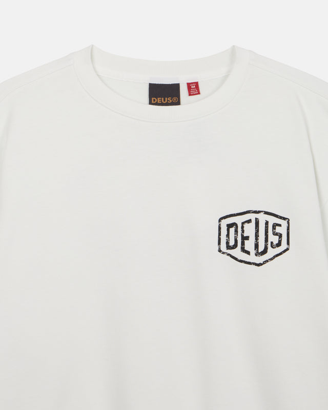 ROAR LS TEE - WHITE