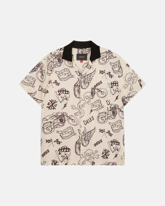 DOODLE SS SHIRT - IVORY