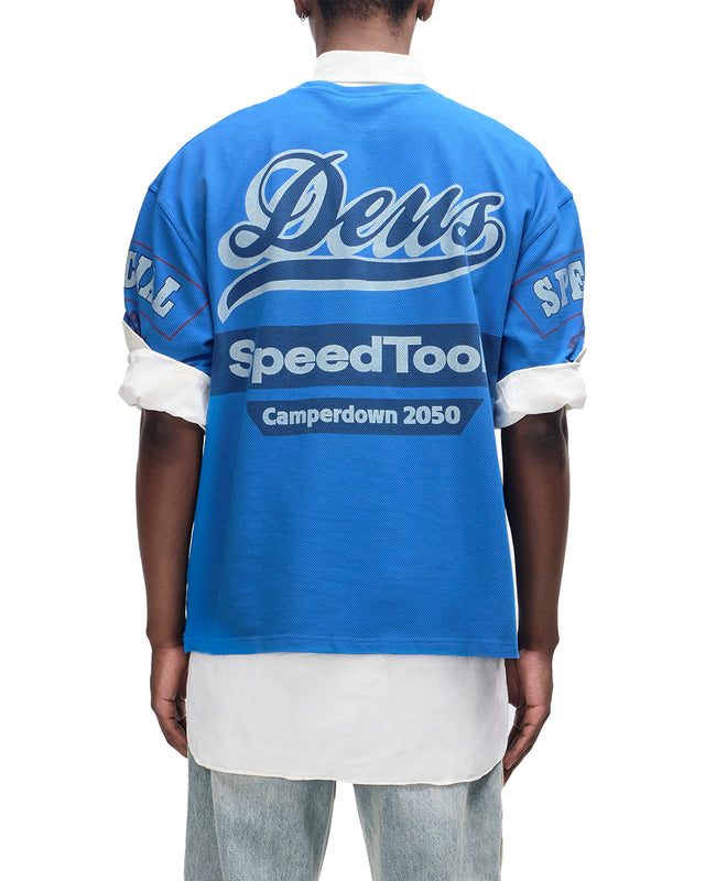 FLOHMARKT OVERSIZED TEE - DAPHNE BLUE