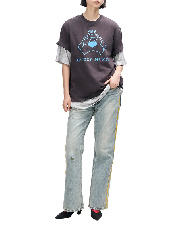 OFFICE MUSIQUE TEE - ANTHRACITE
