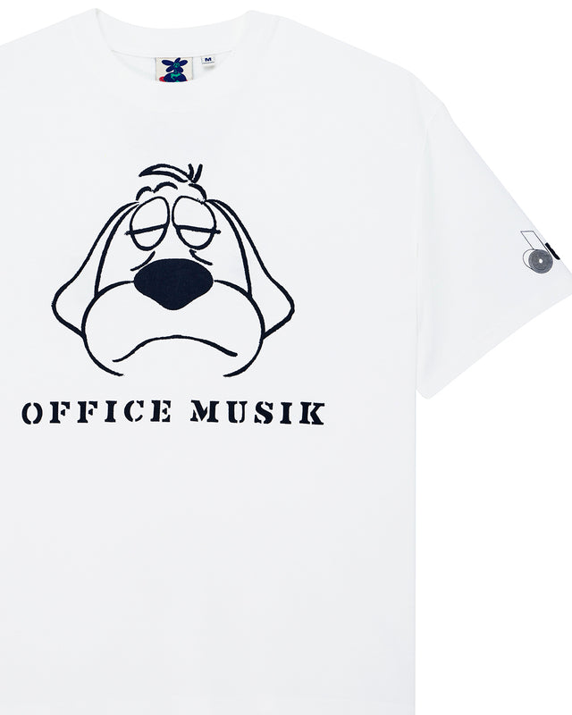 OFFICE MUSIQUE TEE - VINTAGE WHITE