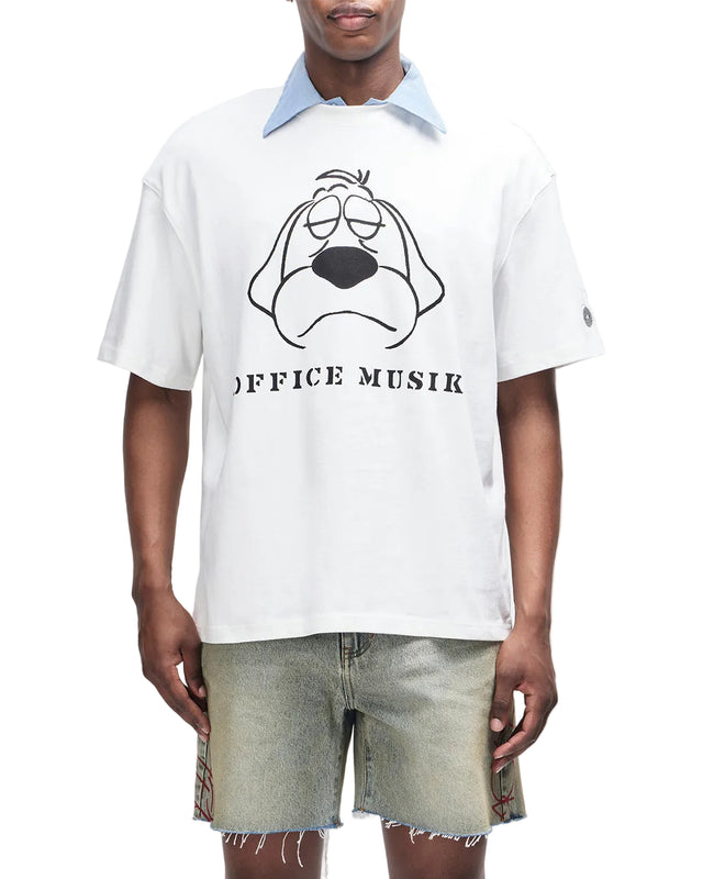 OFFICE MUSIQUE TEE - VINTAGE WHITE