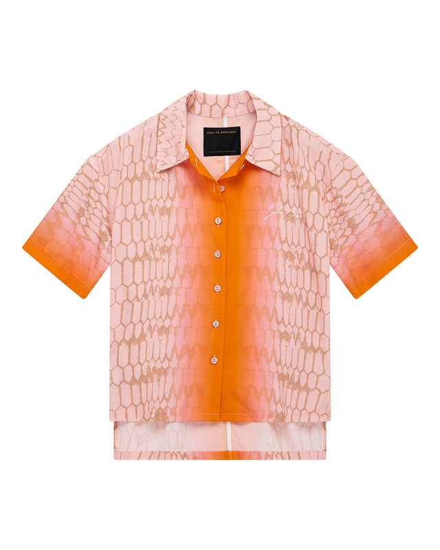 RALLY RESORT SHIRT - FLAMING CAMEO