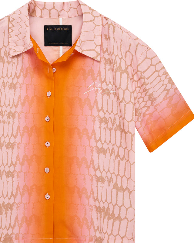 RALLY RESORT SHIRT - FLAMING CAMEO