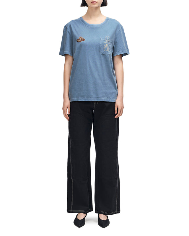 A110 TEE - WINDWARD BLUE