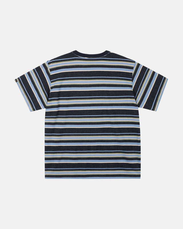 FORECOURT STRIPE TEE - NAVY