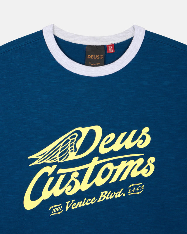 WINGLET RINGER TEE - BLUE
