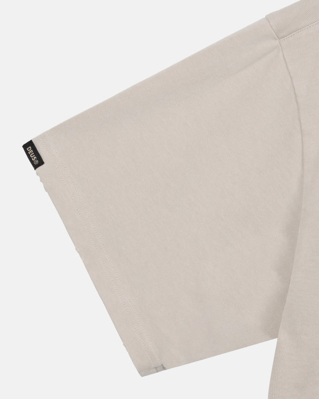 DAMAGED DYED TEE - BEIGE