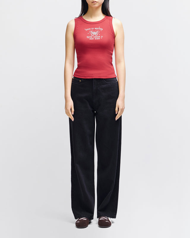 BAD SIGN TANK - CHERRY RED