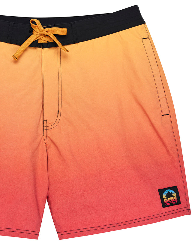 AERIAL BOARDSHORT 4 - RED GRADIENT