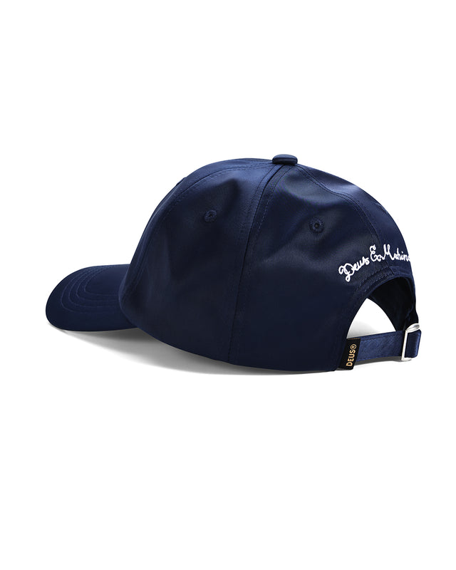 PILL SATIN CAP - MECHANIC BLUE