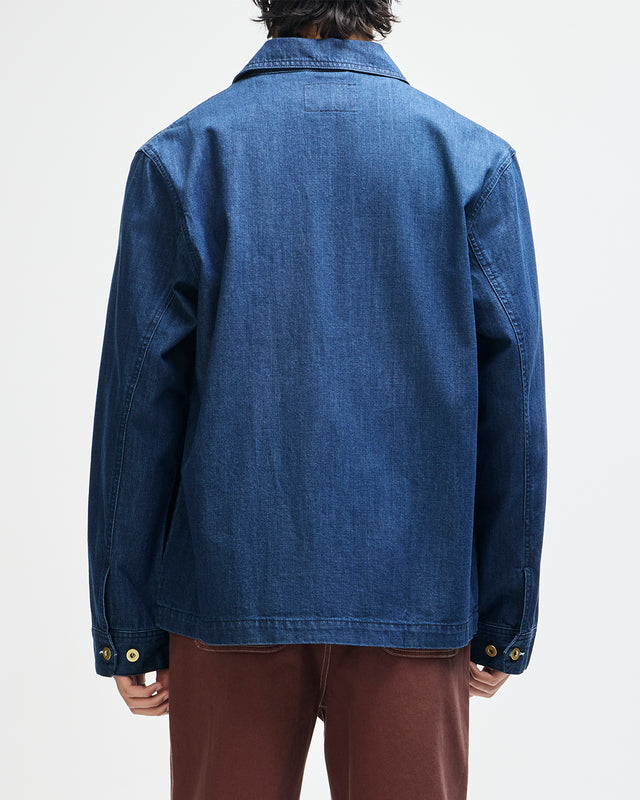 DENIM CHORE JACKET - VINTAGE BLUE