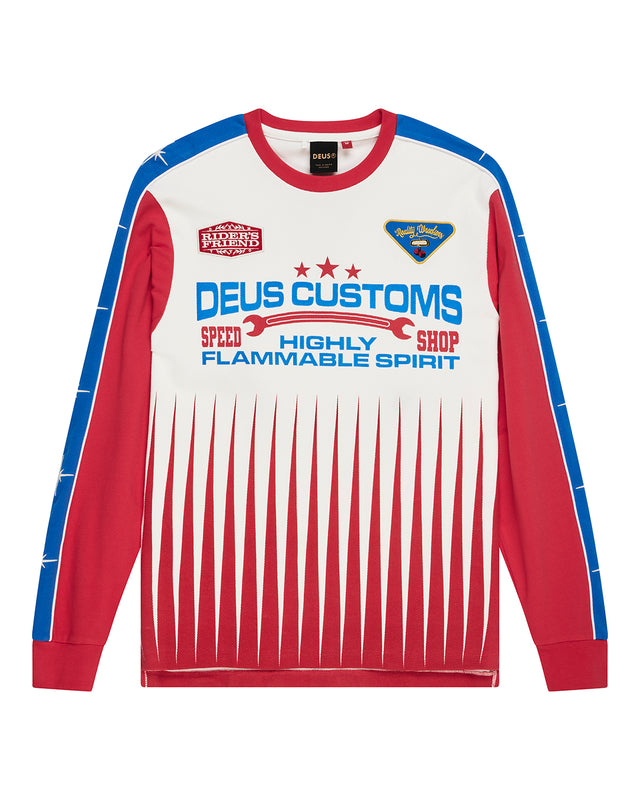 TRIFE LIFE MOTO JERSEY - TOFU WHITE