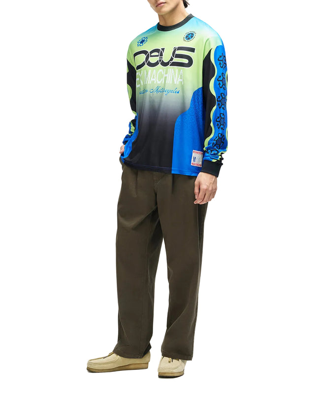 MANHOLE MOTO JERSEY - BLACK