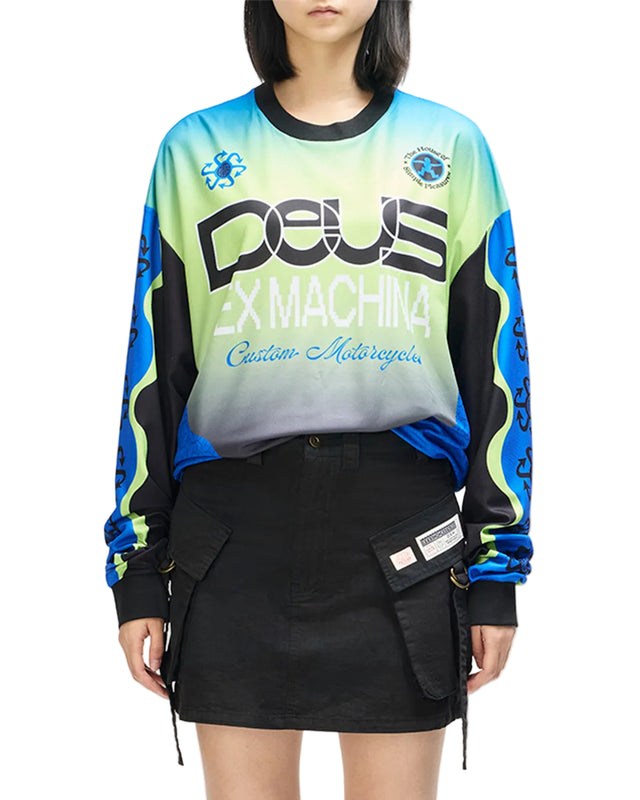 MANHOLE MOTO JERSEY - BLACK