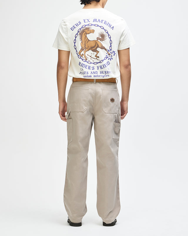 BIG FELLA CANVAS PANT 2 - KHAKI