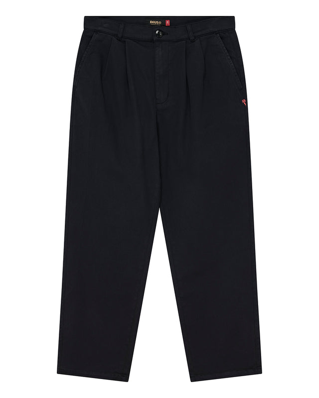 OTTO PLEATED PANT - BLACK