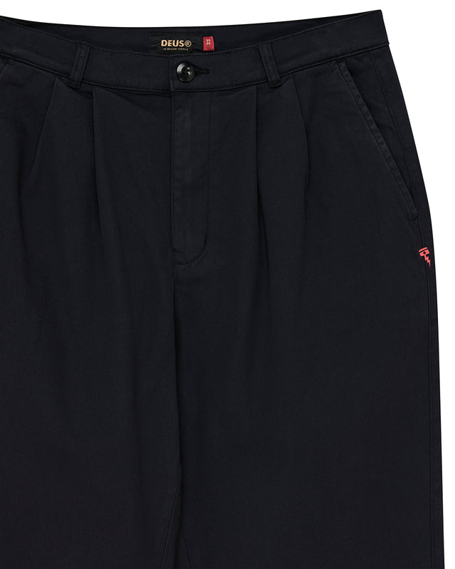 OTTO PLEATED PANT - BLACK