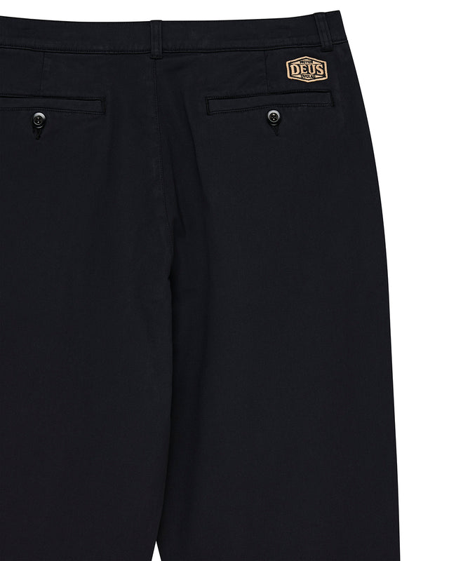 OTTO PLEATED PANT - BLACK