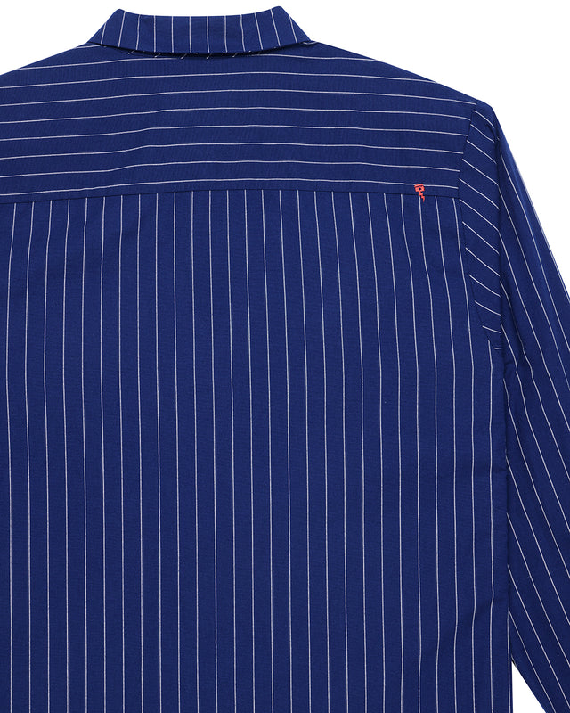 FORECOURT STRIPE SHIRT 2 - MECHANIC BLUE