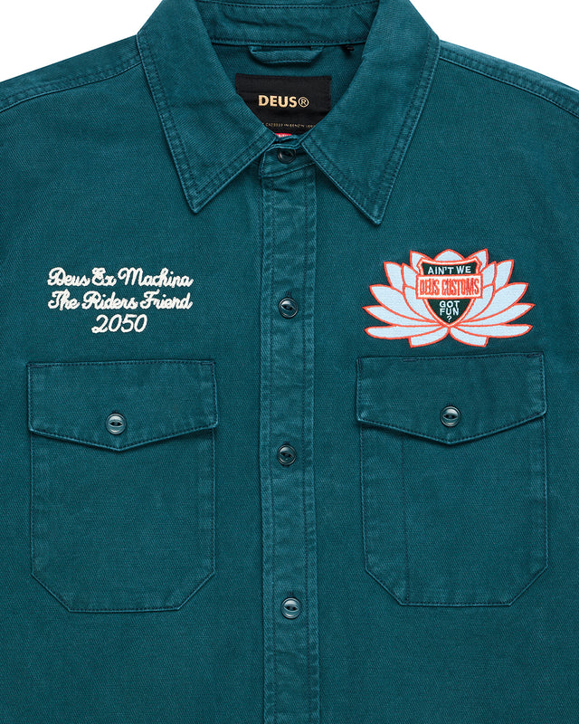 SACRED CHEST SHIRT - RACING GREEN