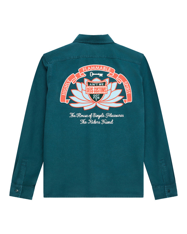 SACRED CHEST SHIRT - RACING GREEN