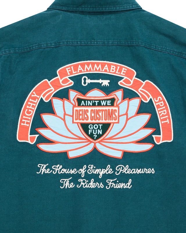 SACRED CHEST SHIRT - RACING GREEN