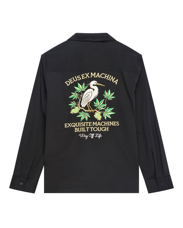 FORBIDDEN FRUIT BOWLING SHIRT - BLACK