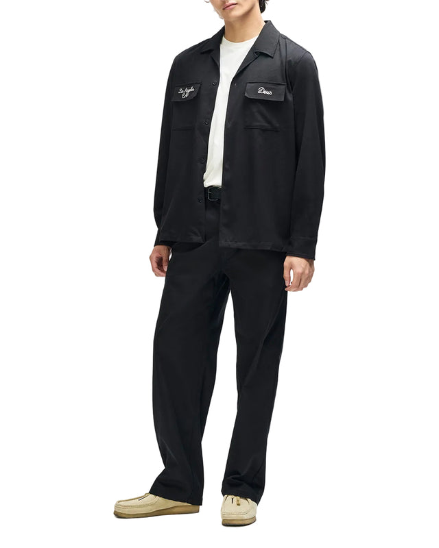 FORBIDDEN FRUIT BOWLING SHIRT - BLACK