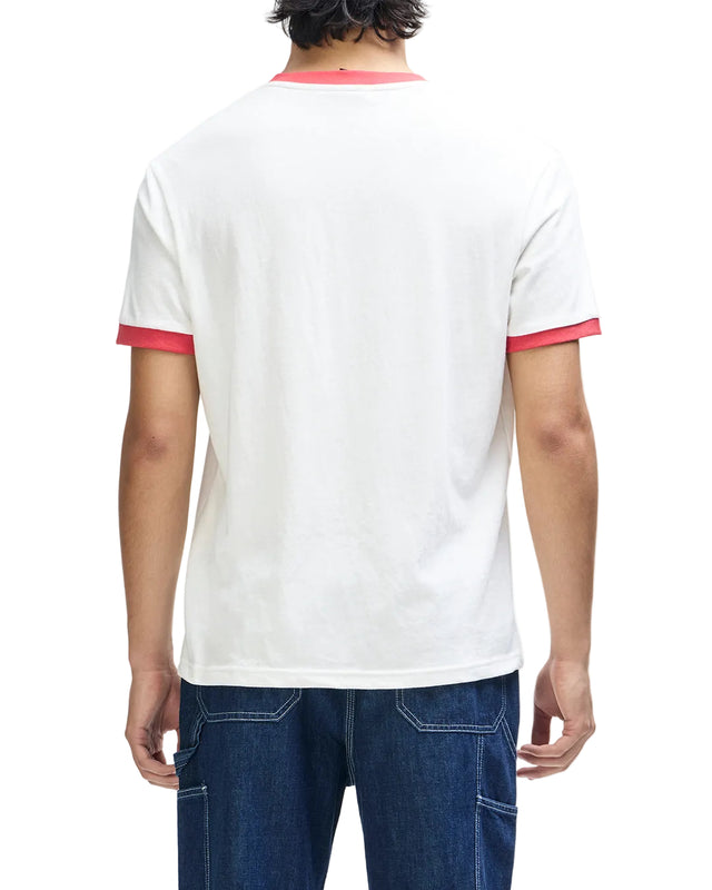 MARSDEN RINGER TEE - VINTAGE WHITE