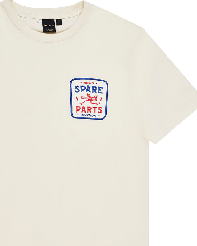 MUDFLAP TEE - VINTAGE WHITE