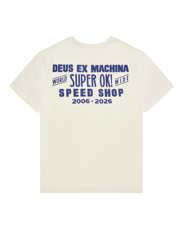 MUDFLAP TEE - VINTAGE WHITE